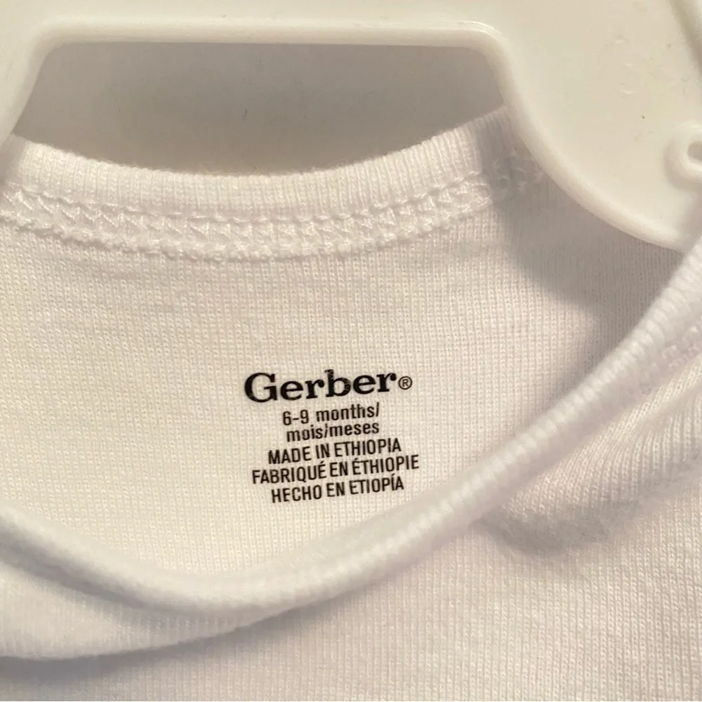 Gerber Onesies Baby White 